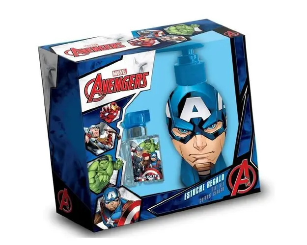 Set 20 ml apa de toaleta si 300 ml gel de dus Avengers