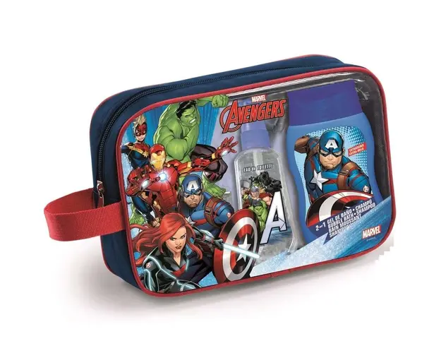 Trusa cu 90 ml apa de toaleta si 200 ml gel de dus Avengers