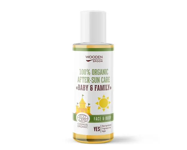 Ulei dupa plaja Wooden Spoon pentru bebelusi si adulti bio 100ml