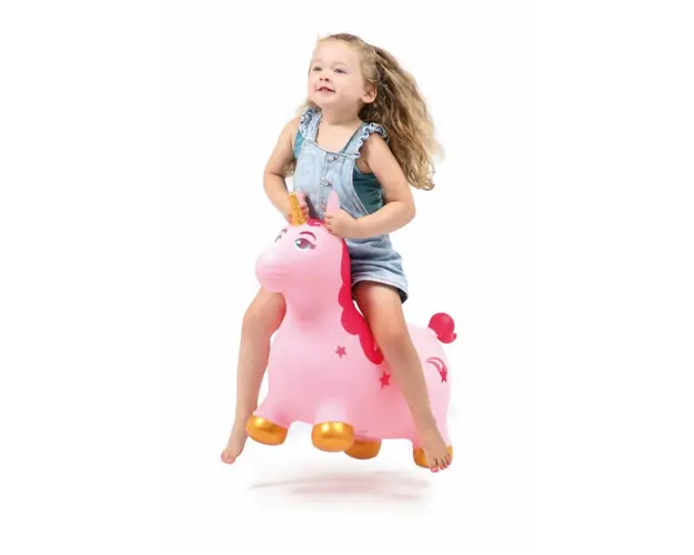 Jucarie gonflabila Unicornul saltaret Ludi