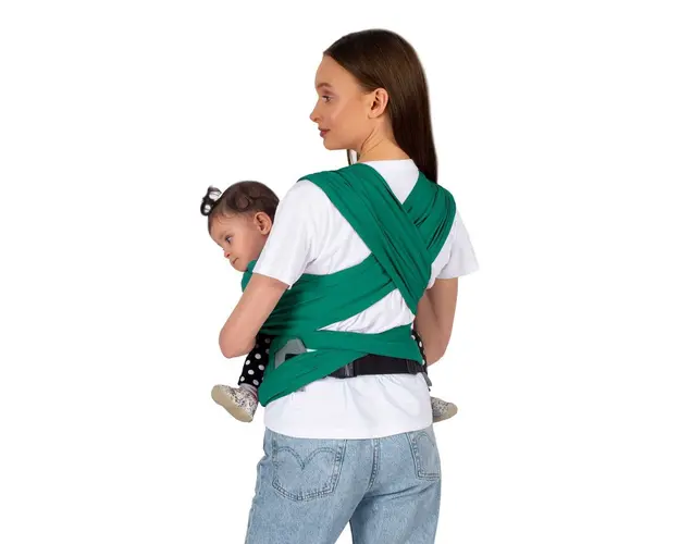 Wrap elastic cu suport lombar verde SeviBebe