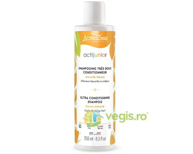 Sampon pentru Descurcarea Parului Cret pentru Copii Actijunior 250ml