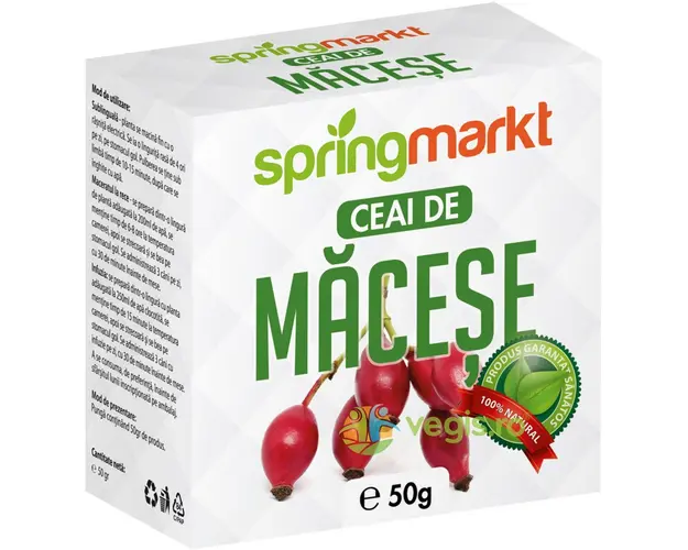Ceai de Macese Fructe Intregi 50g