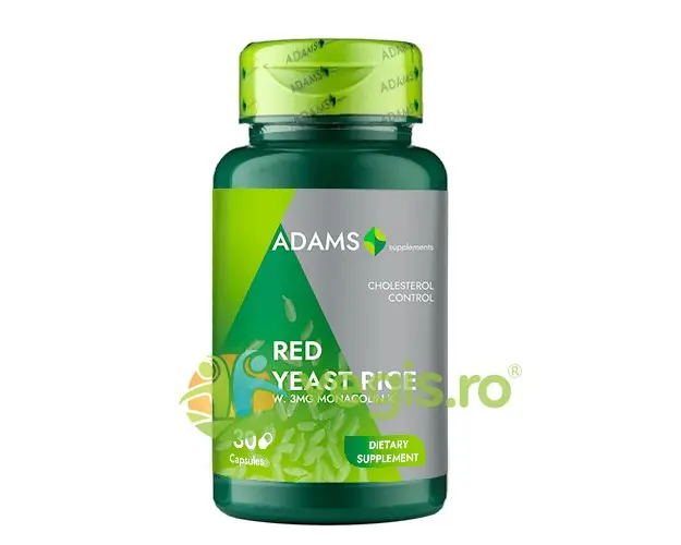 Drojdie de Orez Rosu 600mg 30cps