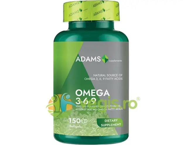 Ulei din Seminte de In Omega 3-6-9 150cps gelatinoase