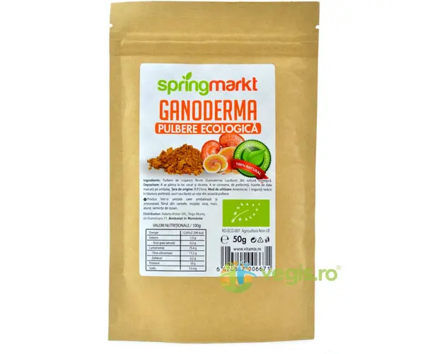 Ganoderma Pulbere Ecologica/ Bio 50g