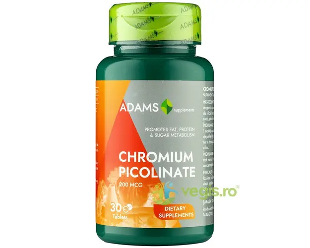 Picolinat de Crom (Chromium Picolinate) 200mcg 30cps