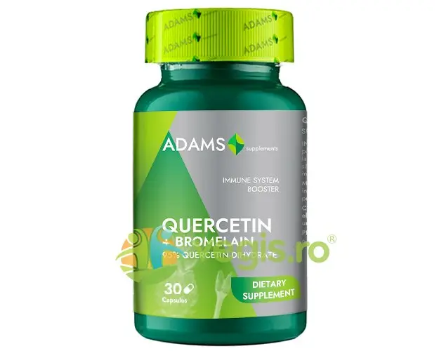Quercetina 500mg cu Bromelaina 30cps