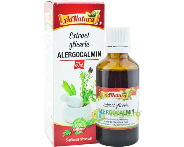 Extract Gliceric Alergocalmin fara Alcool 50ml