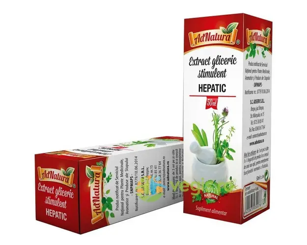 Extract Gliceric Stimulent Hepatic 50ml