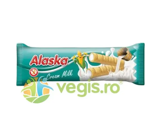 Rulouri din Porumb Umplute cu Crema de Lapte fara Gluten 18g