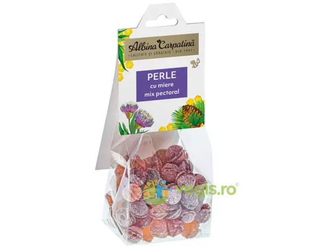 Perle cu Miere Mix Pectoral 100g