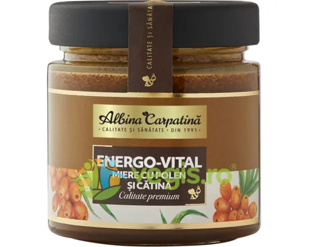 Energo-Vital Miere cu Polen si Catina 270g