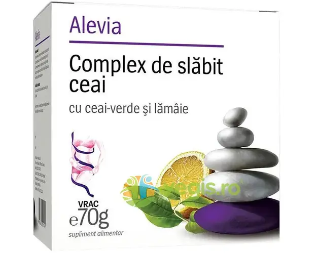 Complex De Slabit Ceai Cu Ceai Verde Si Lamaie 70gr