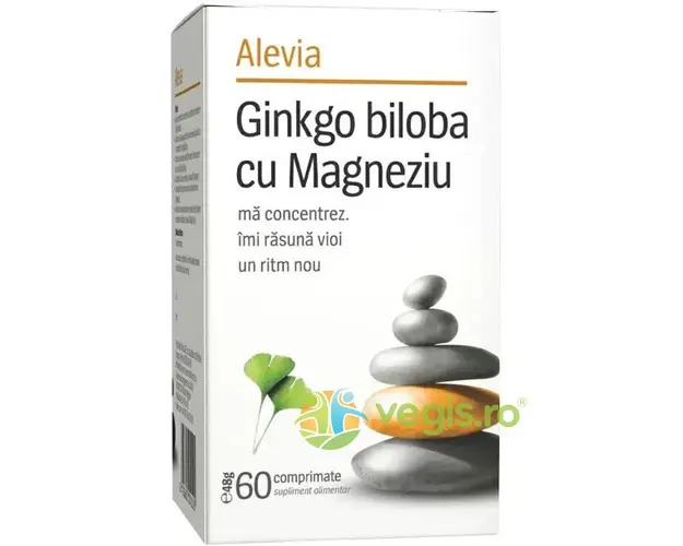 Ginkgo Biloba cu Magneziu 60cps