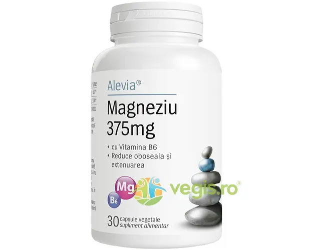 Magneziu 375mg + B6 30cps