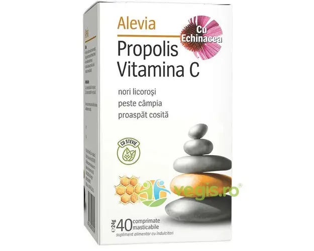 Propolis Vitamina C Cu Echinacea si Stevie 40cpr