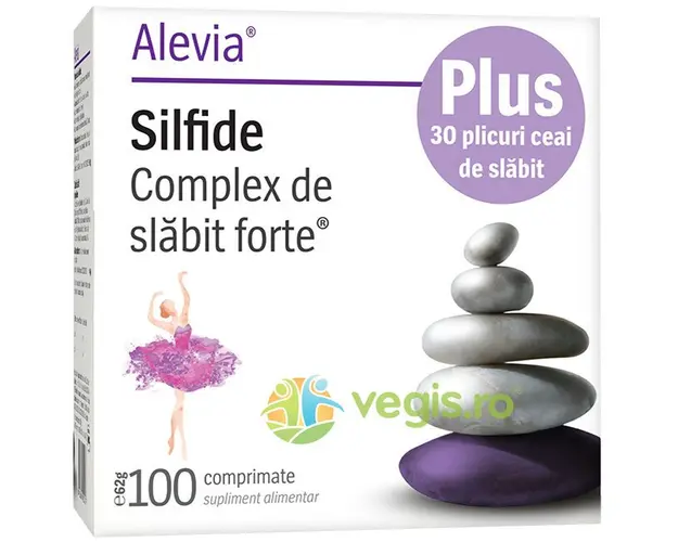 Silfide Complex de Slabit Forte 100cpr + Ceai de Slabit 30 plicuri