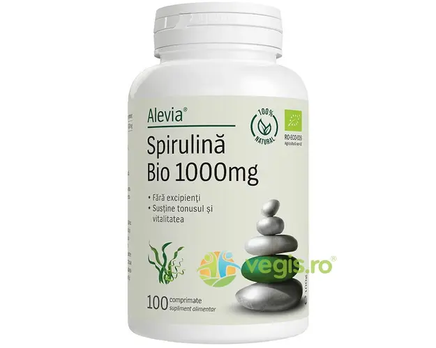 Spirulina 1000mg Ecologic/Bio 100 cpr