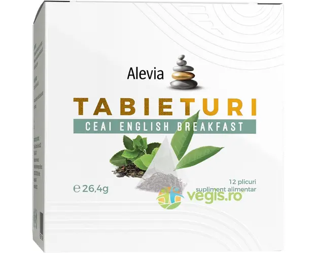 Tabieturi Ceai English Breakfast 12 plicuri piramida