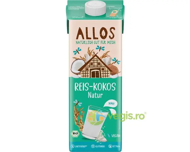 Bautura de Orez si Cocos fara Gluten si Lactoza Ecologic/Bio 1L