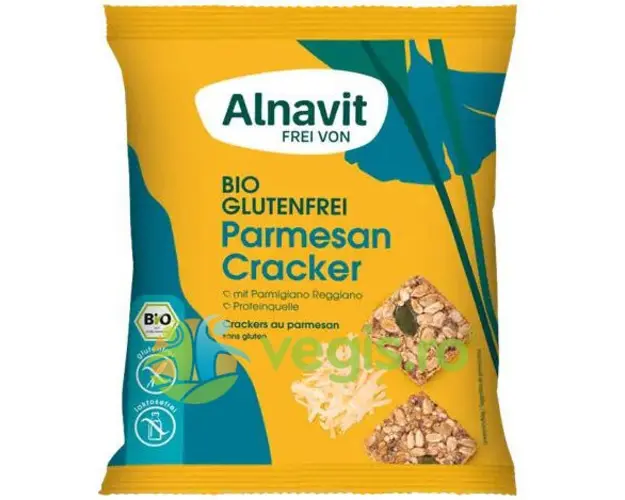 Crackers cu Parmezan fara Gluten Ecologici/Bio 75g