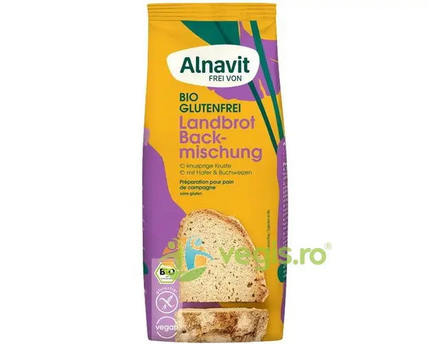 Mix pentru Paine fara Gluten Ecologic/Bio 450g