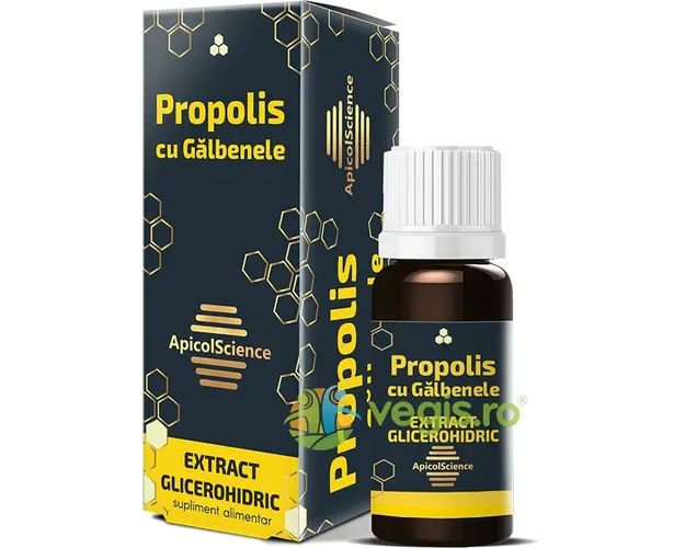 Propolis cu Galbenele Extract Glicerohidric 30ml