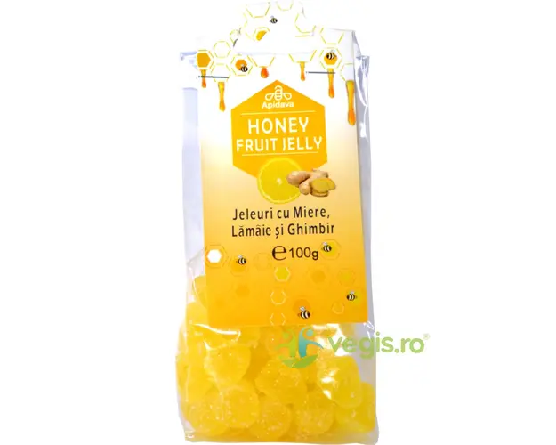 Jeleuri cu Miere, Lamaie si Ghimbir 100g