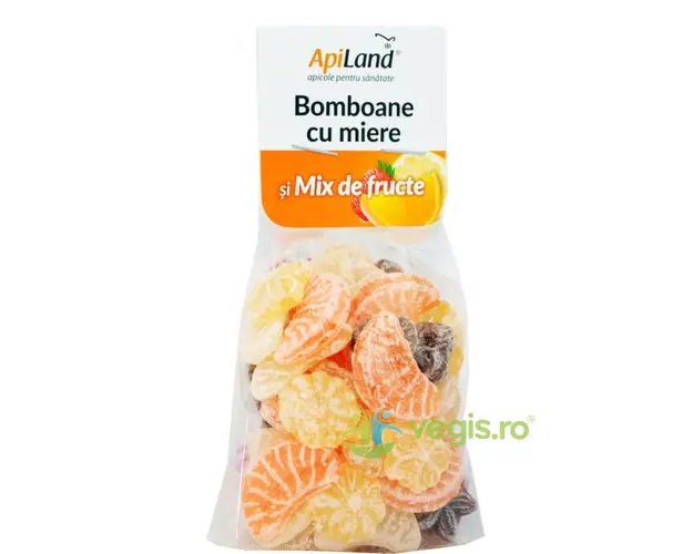 Bomboane cu Miere si Mix de Fructe 100g