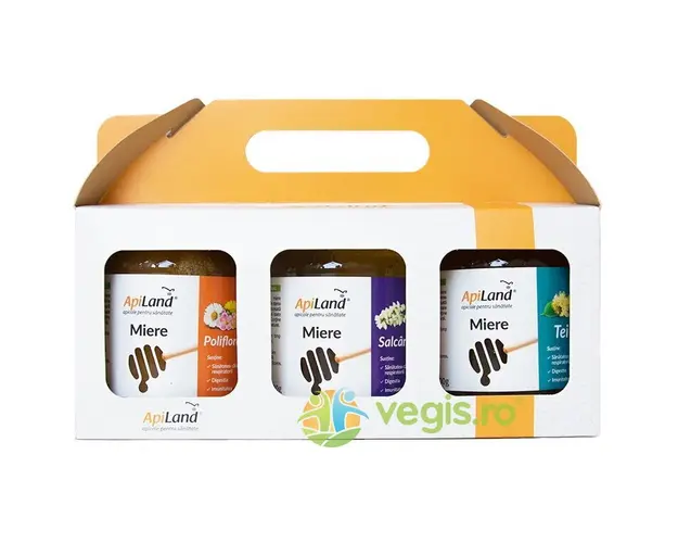 Pachet Miere (Salcam + Tei + Poliflora) 3 x 500g