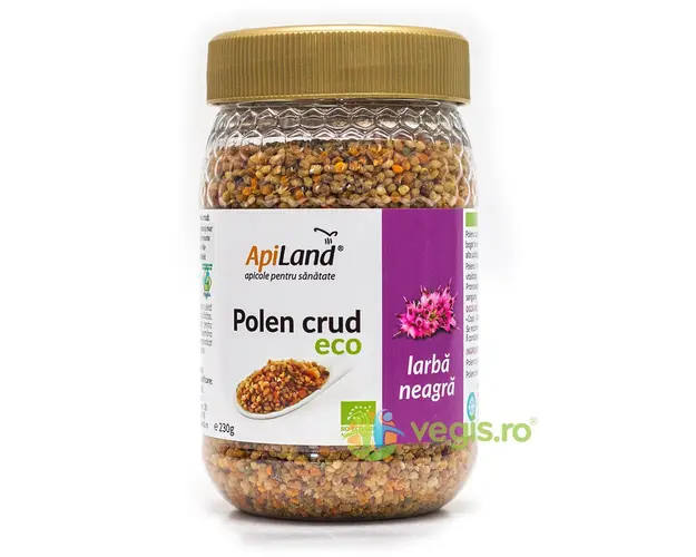 Polen Crud de Iarba Neagra Ecologic/Bio 230g