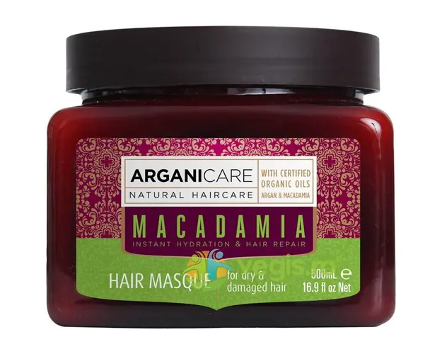 Masca Reparatoare pentru Par Uscat si Deteriorat cu Ulei de Macadamia 500ml