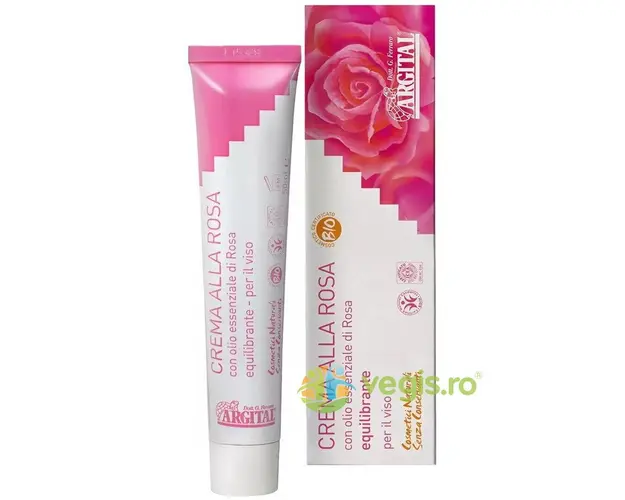 Crema pentru Fata cu Ulei de Trandafiri Ecologica/Bio 50ml