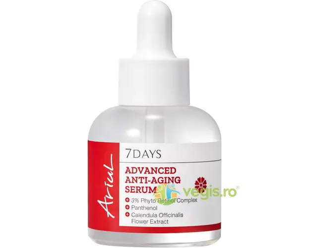 Ser Antirid cu 3% Complex Fito-Retinol si Extract de Galbenele 20ml