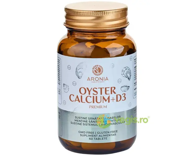 Premium Oyster Calciu Natural + Vitamina D3 60tb