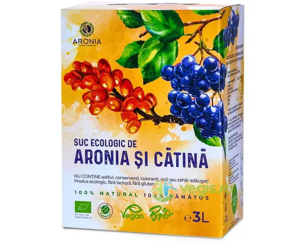 Suc de Aronia si Catina Ecologic/Bio 3L