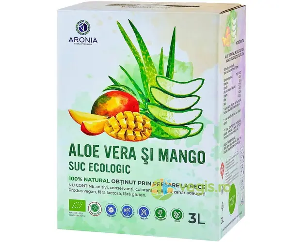 Suc de Aloe Vera si Mango Ecologic/Bio 3L