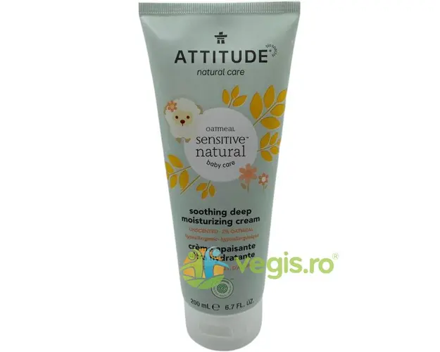 Crema Calmanta pentru Bebelusi Uz Zilnic Sensitive Skin Baby Natural 200ml