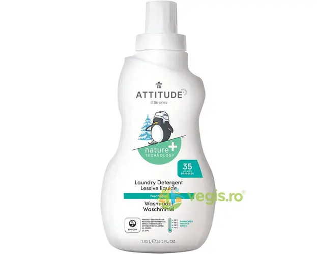 Detergent Lichid Hipoalergenic cu Aroma de Nectar de Pere pentru Rufele Bebelusilor 1.05L