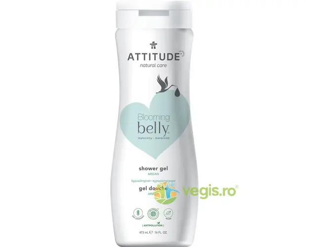 Gel de Dus cu Ulei de Argan pentru Femei Insarcinate Blooming Belly 473ml