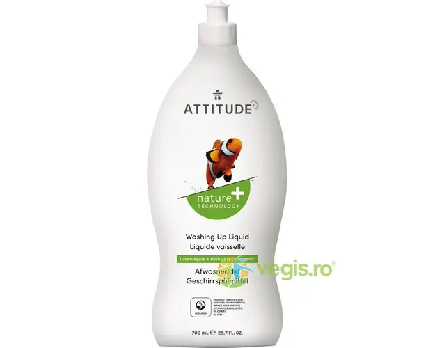 Lichid de Spalat Vase cu Mar Verde si Busuioc 700ml