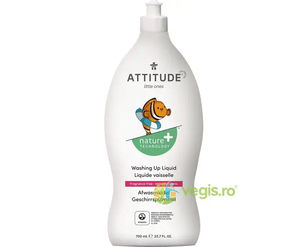 Lichid de Spalat Vase si Biberoane fara Parfum 700ml