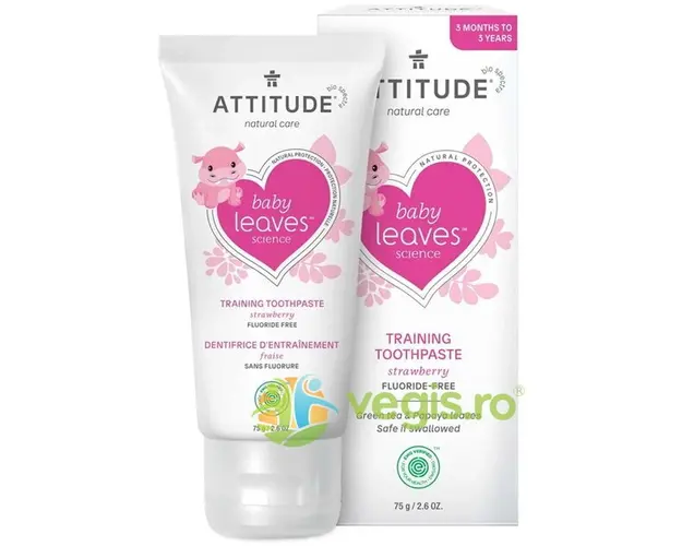 Pasta de Dinti pentru Copii cu Capsuni fara Florura 75g