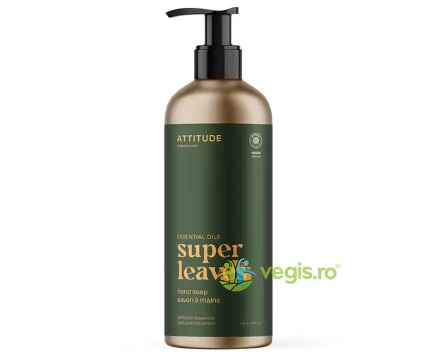 Sapun de Maini cu Petitgrain si Iasomie Super Leaves 473ml