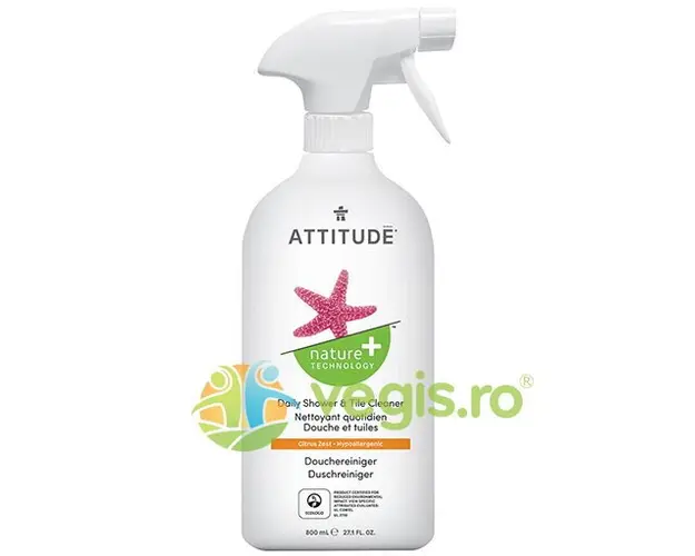 Solutie de Curatat Zona de Dus cu Coaja de Citrice 800ml
