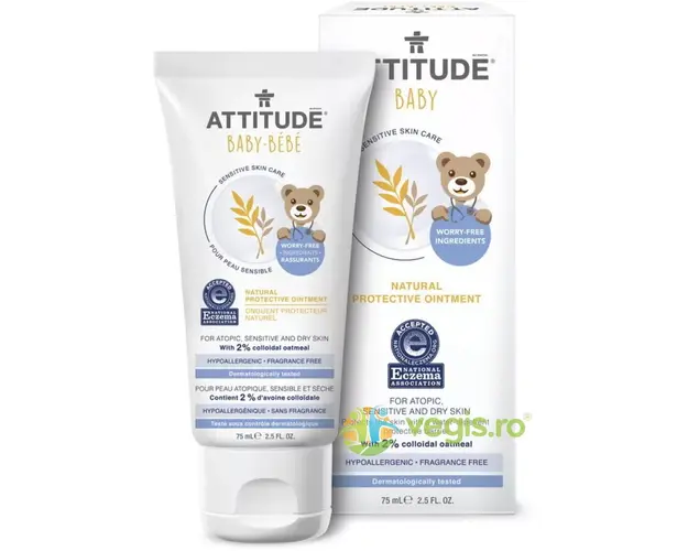 Unguent Protectiv pentru Bebelusi Sensitive Skin Baby Natural 75ml
