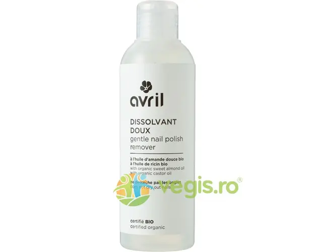 Dizolvant pentru Unghii cu Ulei de Migdale si Ricin fara Acetona Bio 200ml