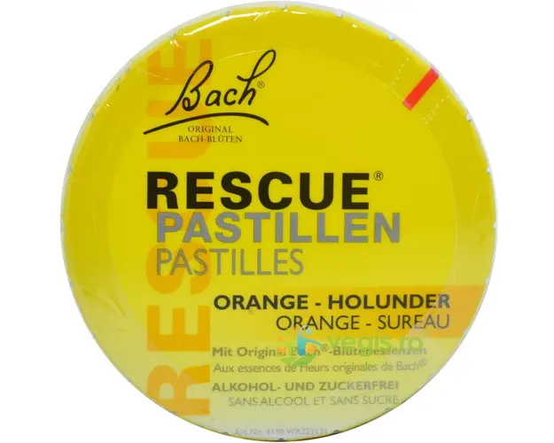 Rescue Dropsuri cu Aroma de Portocale si Flori de Soc 50g