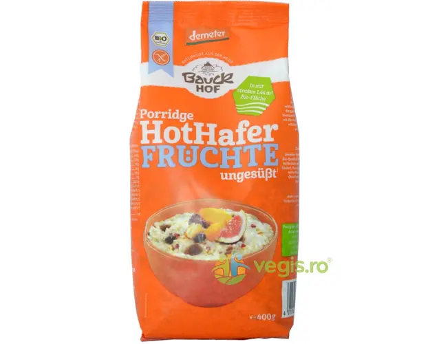 Terci cu Ovaz si Fructe Fara Gluten Ecologici/Bio 400g